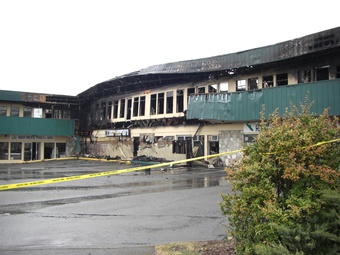 Old Mighty Oaks Offices - Post Fire