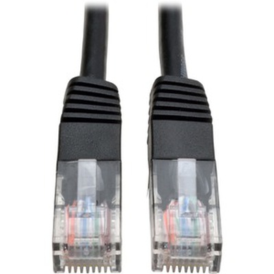 0.3 m Black Cat5e Cable