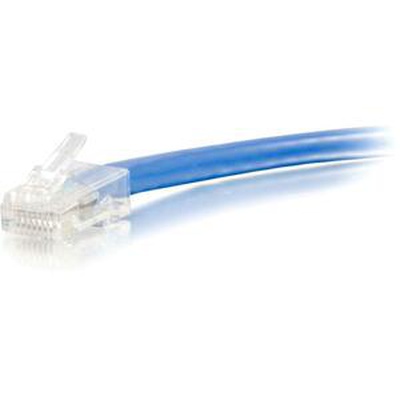 1ft Blue Cat6 Non-Booted