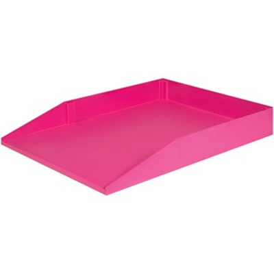 Stackable Legal Desk Tray, Raspberry