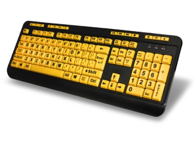 Luminous 4X Large Print Multimedia Desktop Keyboard