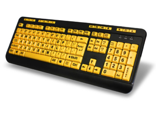 Yellow-Black Keyboard