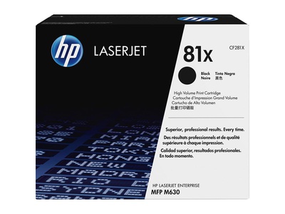 HP 81X BLACK LASERJET TONER  CF281X