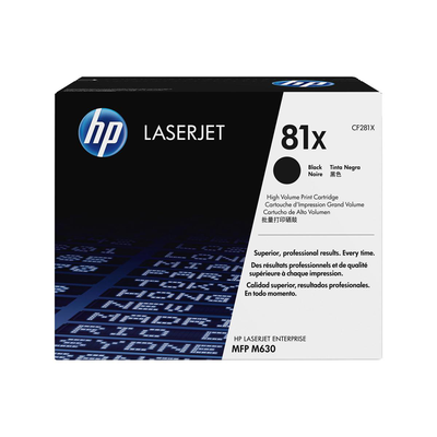HP 81X BLACK LASERJET TONER  CF281X
